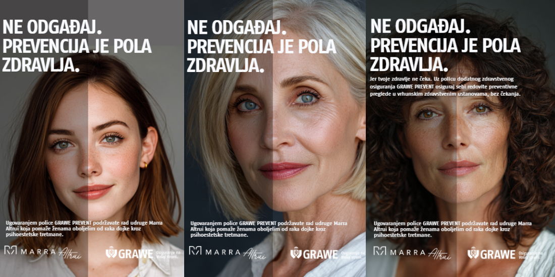 GRAWE kampanja za Marra Altrui i dodatno zdravstveno osiguranje